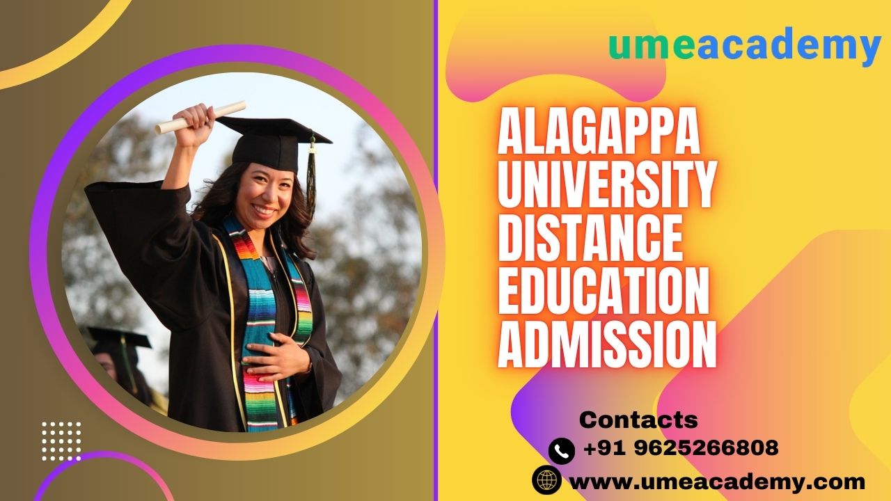 Alagappa University Distance Education Admission